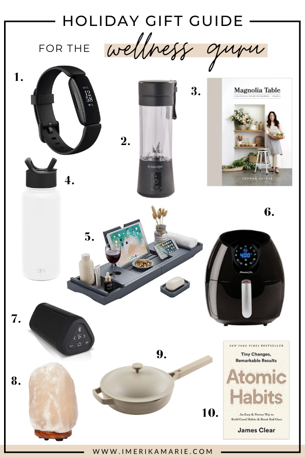 holiday gift guide for wellness guru 2020