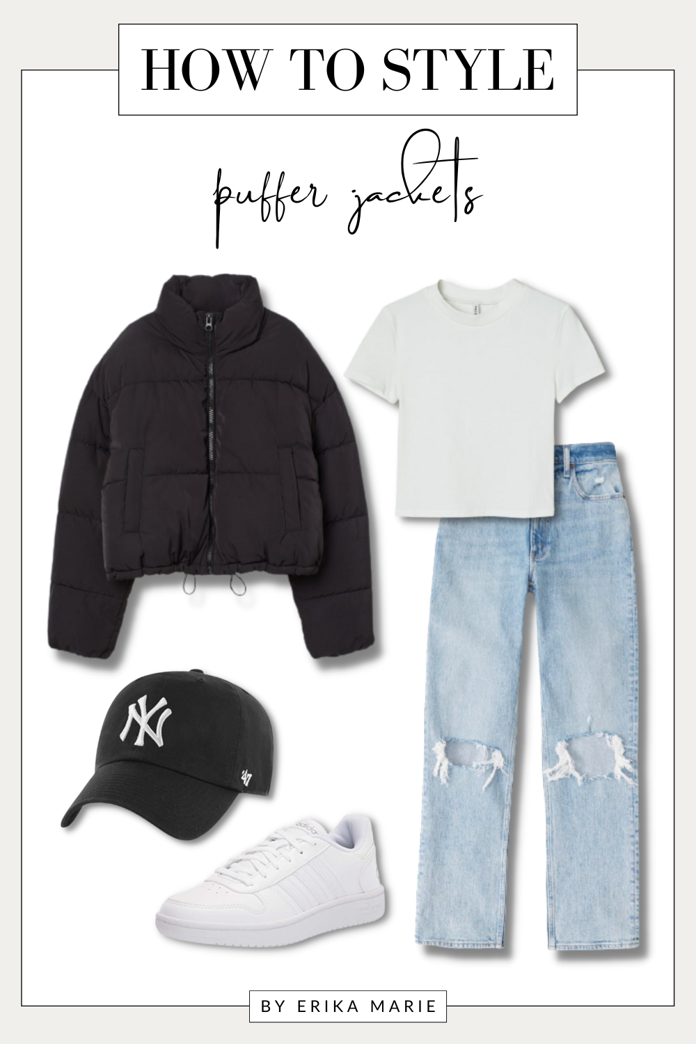 how to style puffer jackets