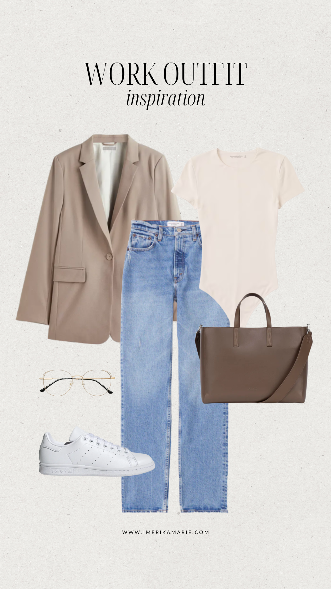 10 Work Outfit Ideas for Young Professionals Business Casual Neutral Erika Marie